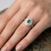 Anillo Aurora Esmeralda – Plata 925 con esmeralda natural facetada3