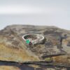 Anillo Constelación Esmeralda – Plata 925 con esmeralda natural facetada