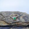 Anillo Esencia Esmeralda – Plata 925 con esmeralda natural facetada
