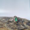 Anillo Óvalo Imperial Esmeralda – Plata 925 con esmeralda natural facetada