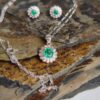 Set Oasis Esmeralda – Plata 925 con esmeraldas naturales facetadas