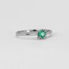 Anillo Compromiso Oro Blanco